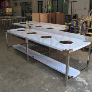 bàn bếp inox công nghiệp - inox bắc ninh