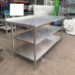 Bàn bếp inox công nghiệp – Gia công theo yêu cầu, bền đẹp, giá hợp lý | Inox Bắc Ninh 8 Bàn bếp inox - bàn sơ chế inox - bàn chế biến inox - inox bắc ninh
