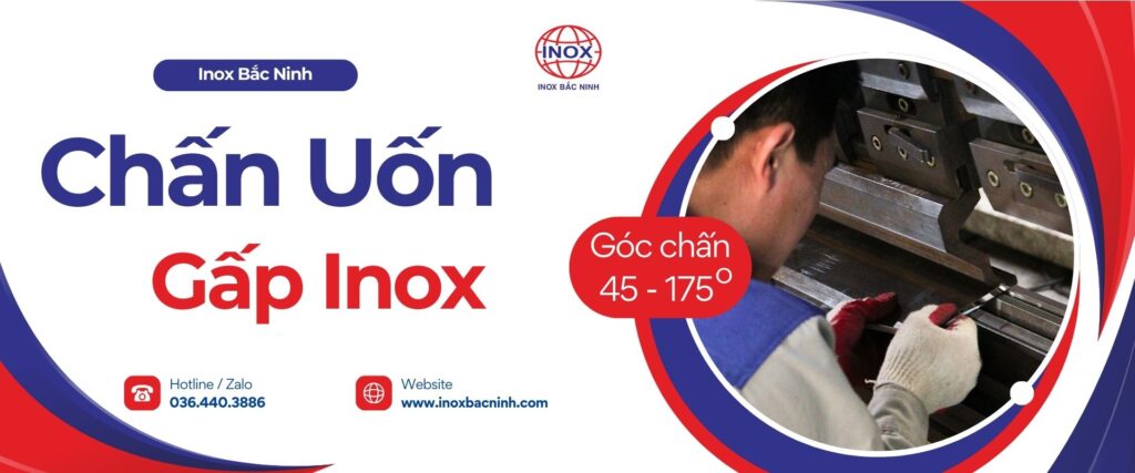 gia công chấn uốn gấp inox - inox bắc ninh