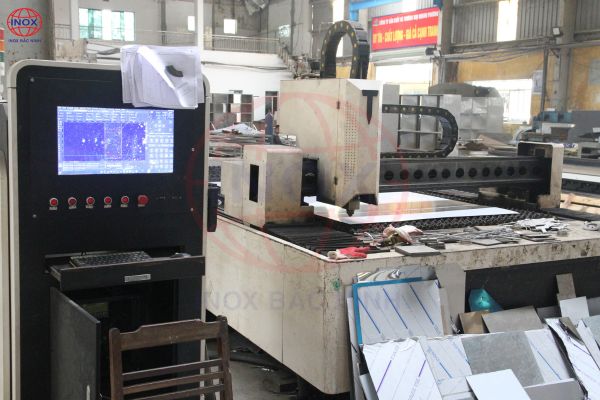 gia công cắt laser tấm inox - inox bắc ninh